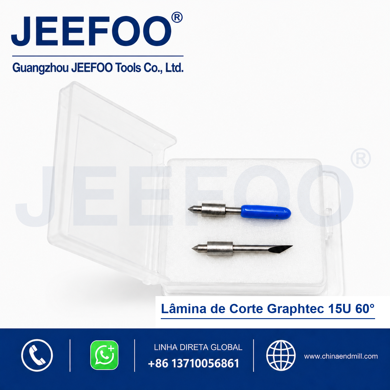 60 Graus Import CB15 Graphtec lâmina de corte Plotter cortador vinil / agulha lâmina de faca faca Lettering